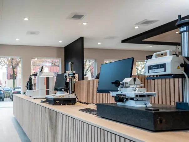 Showroom van Mitutoyo in Veenendaal (bron: mitutoyo.eu, Over ons)